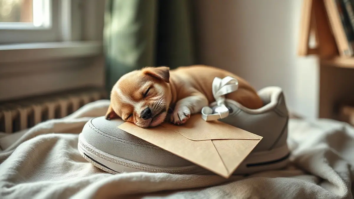 Abstract illustration for Letter From My Puppy: What Your New Puppy Would Say